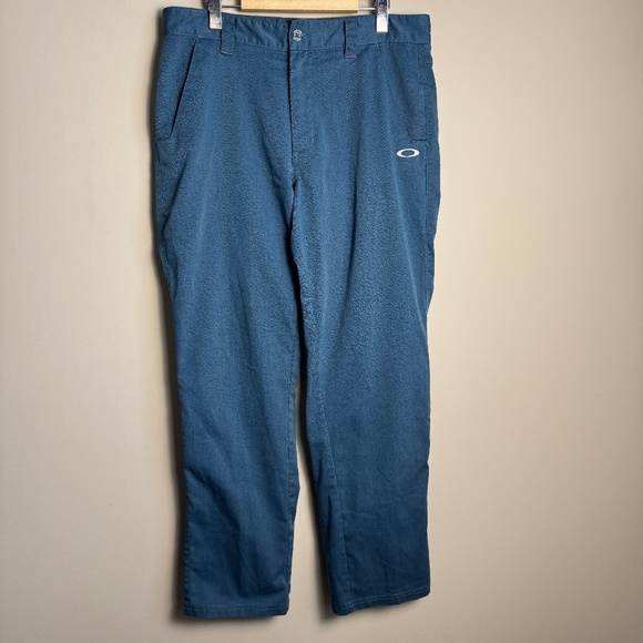 Oakley Other - Oakley Men's Chino 34 Casual Dress Pant Aqua Blue Pockets Performance Outdoor